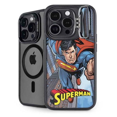 DC Comics Superman Flying Pose iPhone 15 Pro Kickstand Case